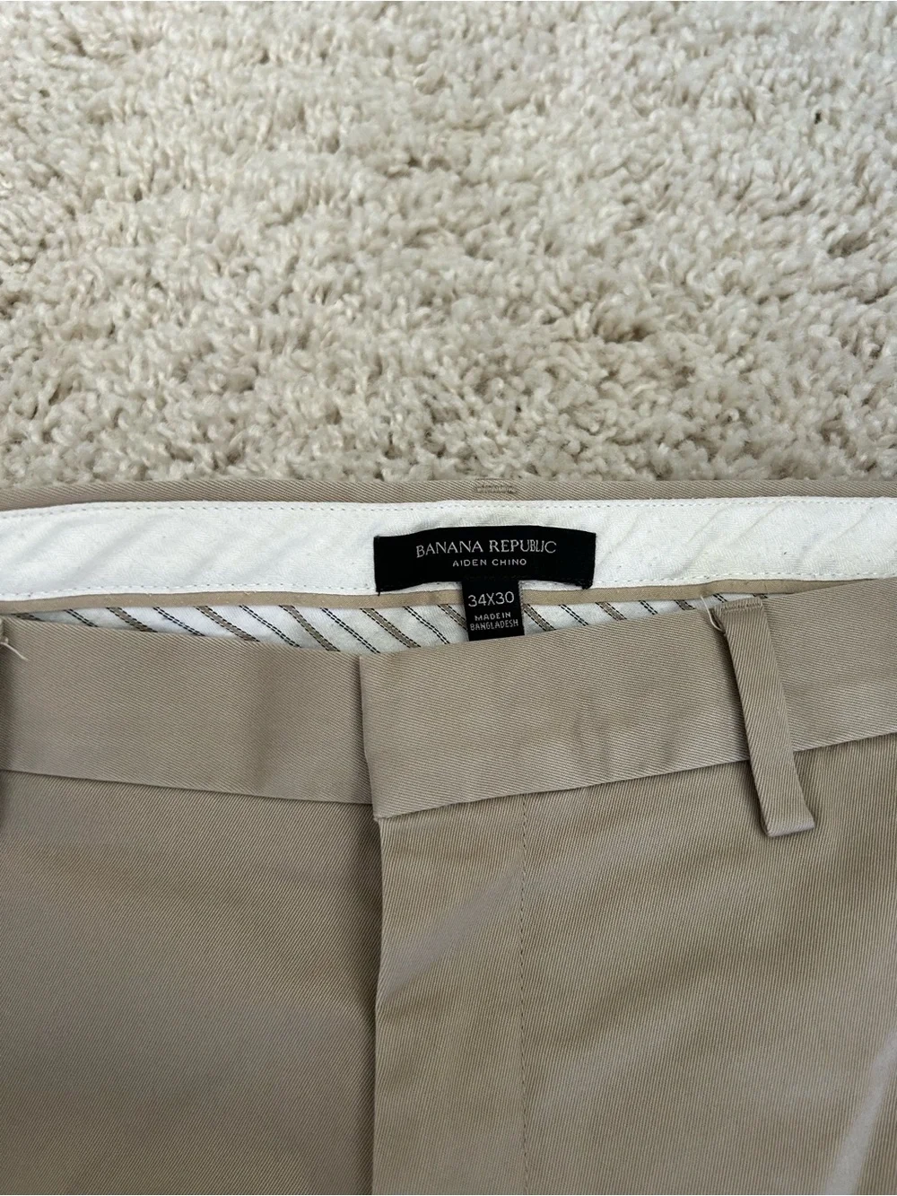 Banana Republic Slim Fit Chinos - Khaki Tan